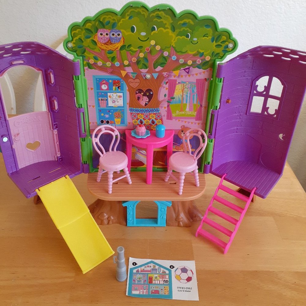 Barbie Club Chelsea Doll Treehouse